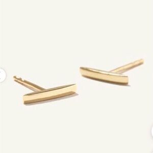 Mejuri Bar Stud Earrings